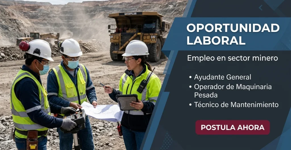 Empleo en sector minero